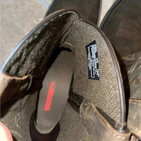 NWT WOLVERINE WELLINGTON BROWN WORK BOOTS - STEEL TOE - SIZE USA MEN 12M - Picture 8 of 9